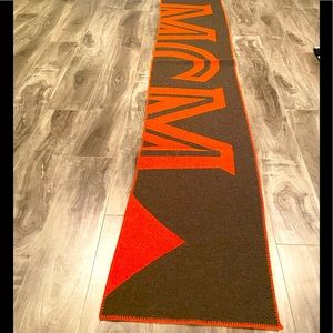 AUTHENTIC MCM LOGO SCARF